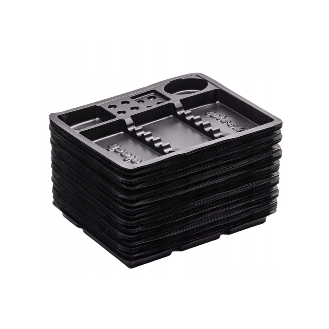 Disposable Trays - Pack of 50, Black