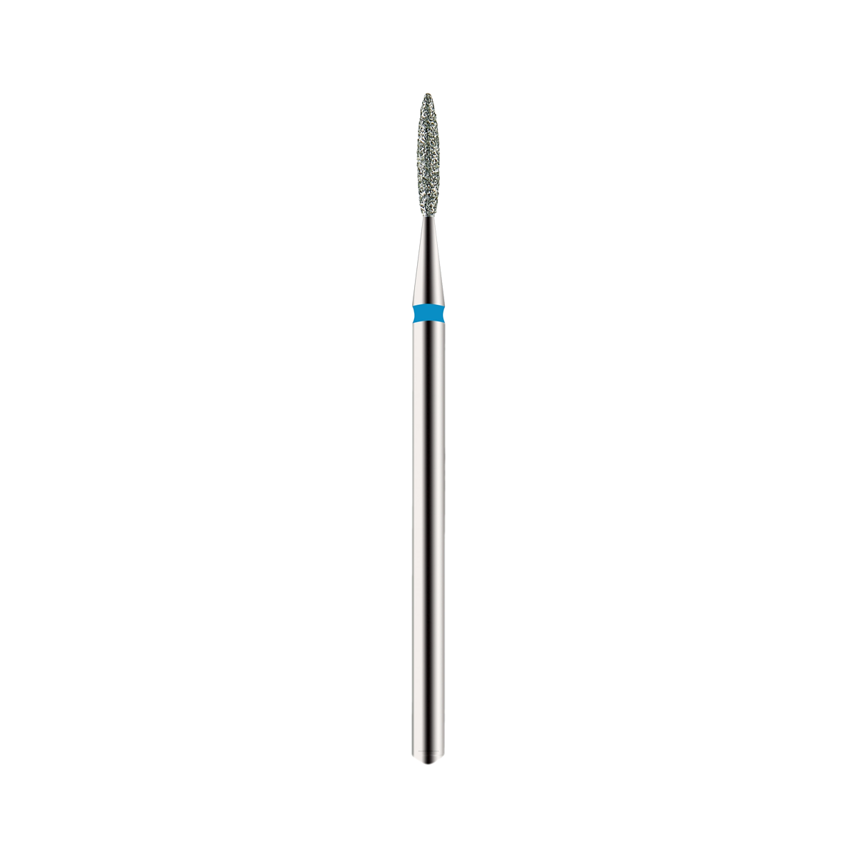 FA11B016/8 Staleks_Diamond_nail_drill_bit_pointed_Flame_Blue_1.6mm_8mm